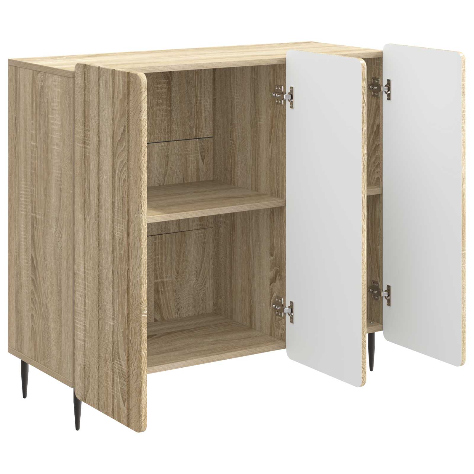 vidaXL Bufet dąb Sonoma 89 x 34,5 x 82 cm Drewno inżynieryjne