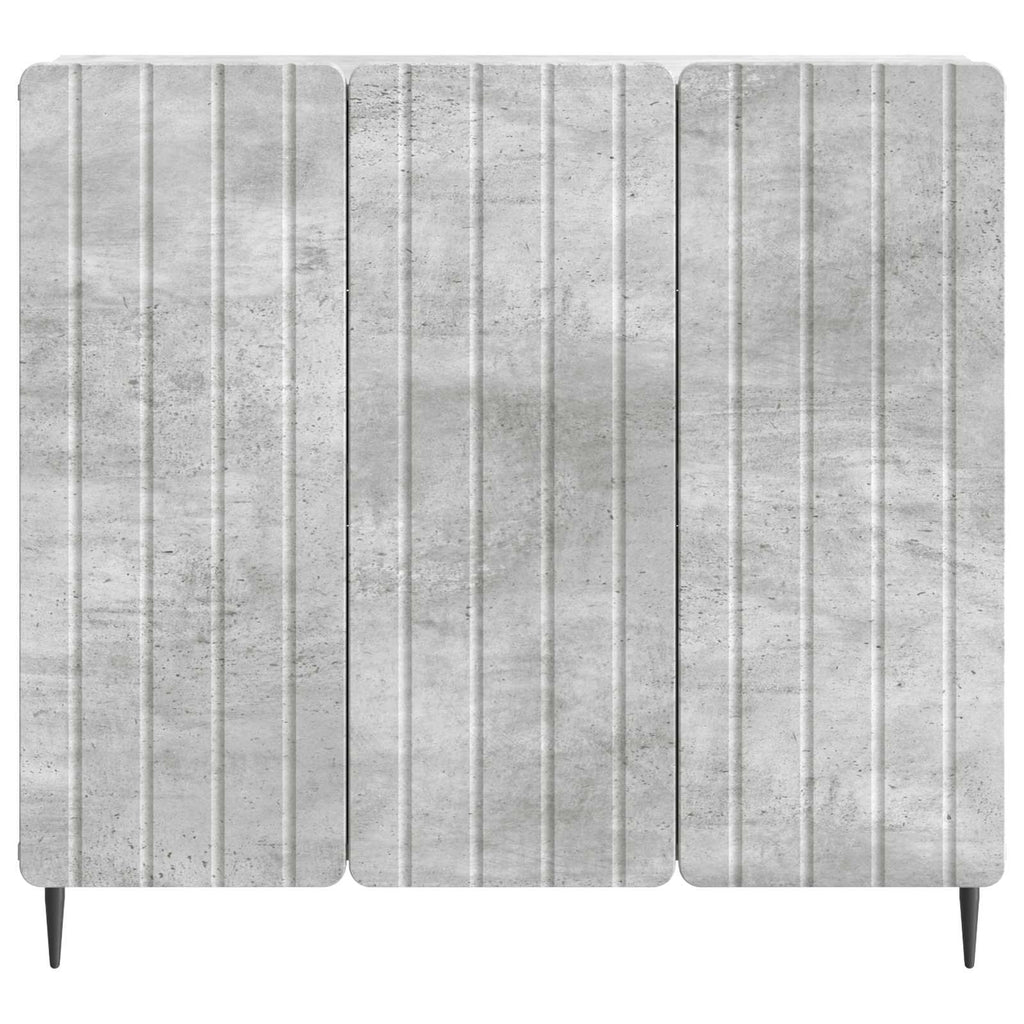 vidaXL Bufet Betonowy szary 89 x 34,5 x 82 cm Drewno inżynieryjne