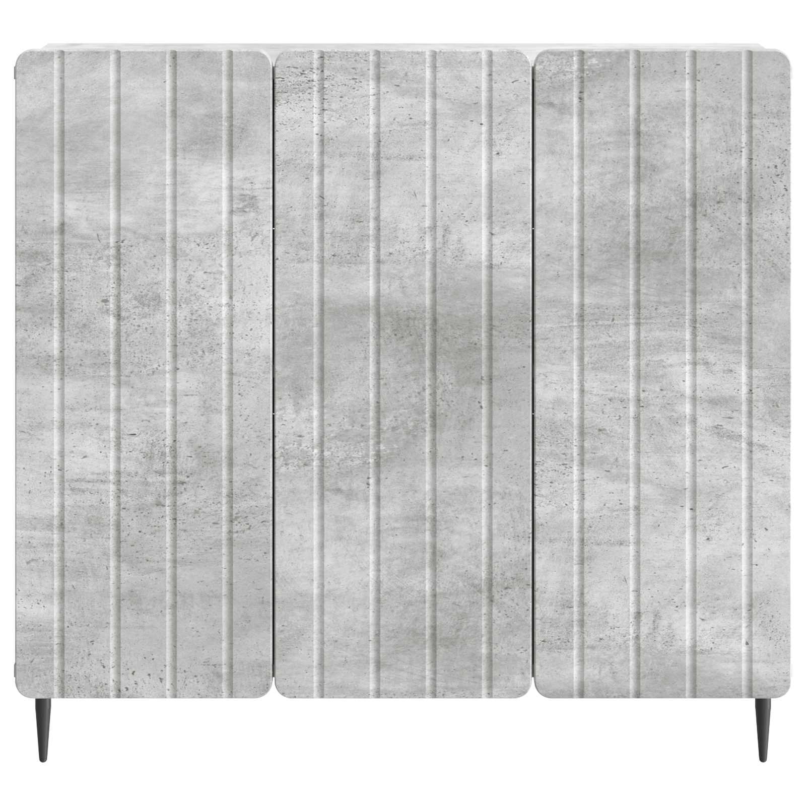 vidaXL Bufet Betonowy szary 89 x 34,5 x 82 cm Drewno inżynieryjne