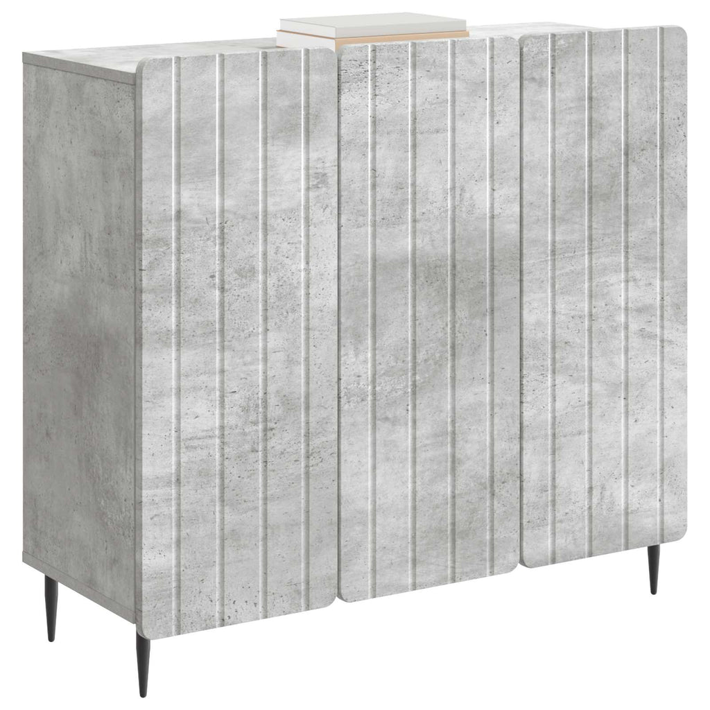 vidaXL Bufet Betonowy szary 89 x 34,5 x 82 cm Drewno inżynieryjne