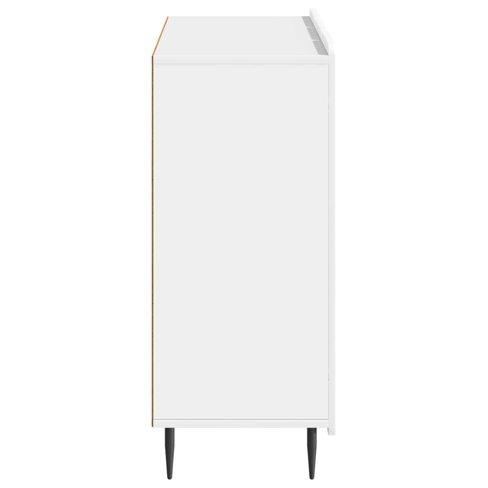 vidaXL Bufet Biały wysoki połysk 89 x 34,5 x 82 cm Drewno inżynieryjne