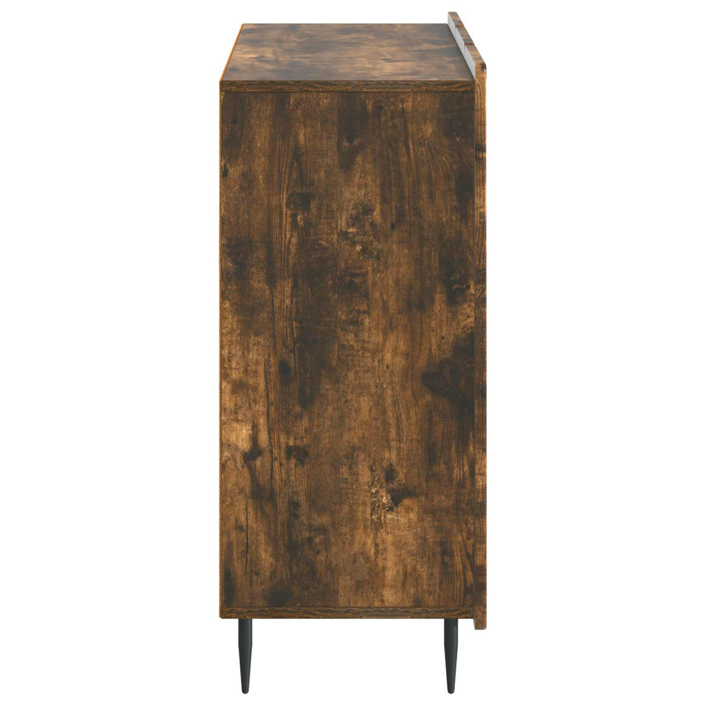 vidaXL Bufet Dąb wędzony 89 x 34,5 x 82 cm Drewno inżynieryjne