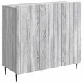 vidaXL Bufet Szary Sonoma 89 x 34,5 x 82 cm Drewno inżynieryjne