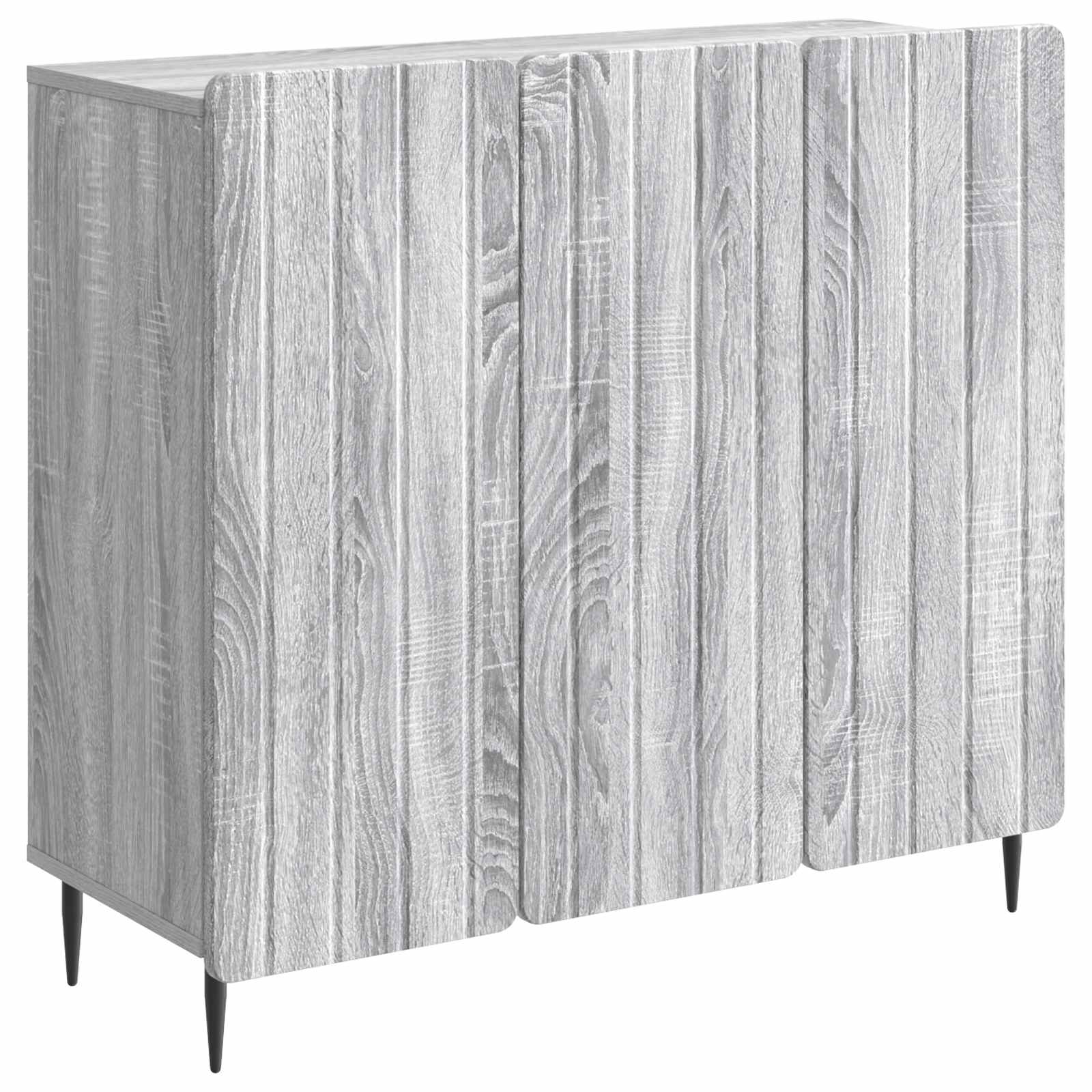 vidaXL Bufet Szary Sonoma 89 x 34,5 x 82 cm Drewno inżynieryjne