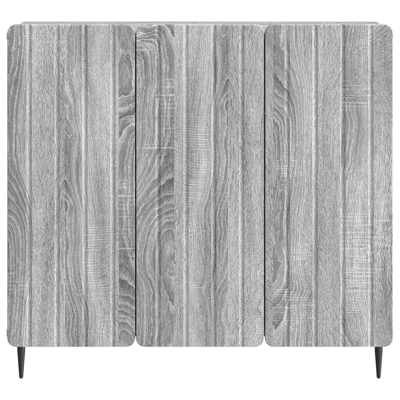 vidaXL Bufet Szary Sonoma 89 x 34,5 x 82 cm Drewno inżynieryjne