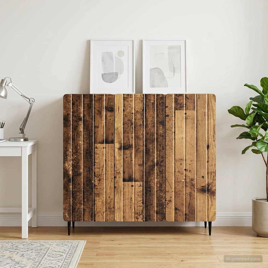 vidaXL Bufet Stare drewno 89 x 34,5 x 82 cm Drewno inżynieryjne