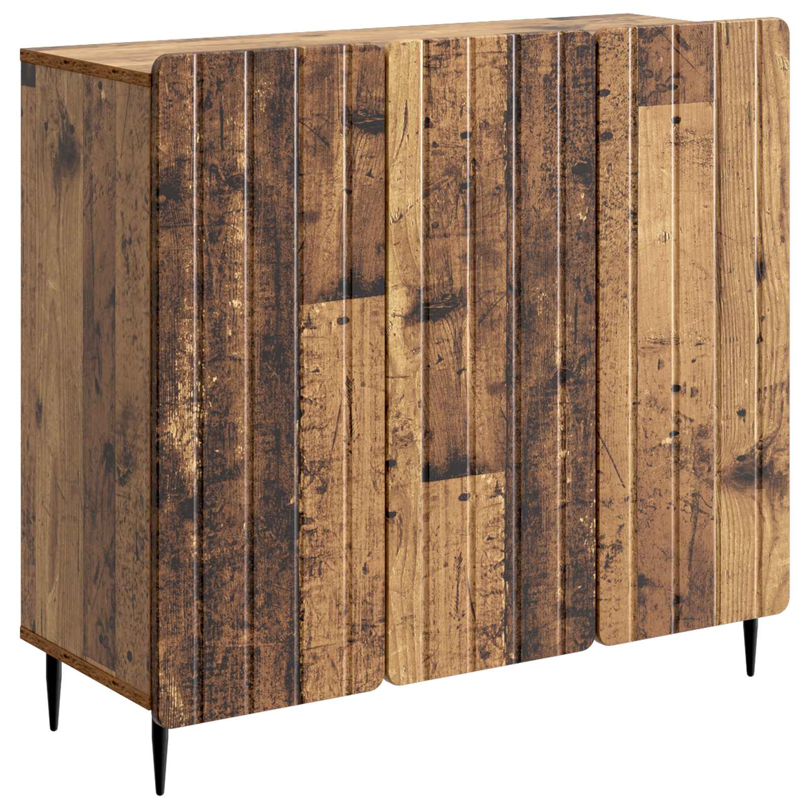 vidaXL Bufet Stare drewno 89 x 34,5 x 82 cm Drewno inżynieryjne