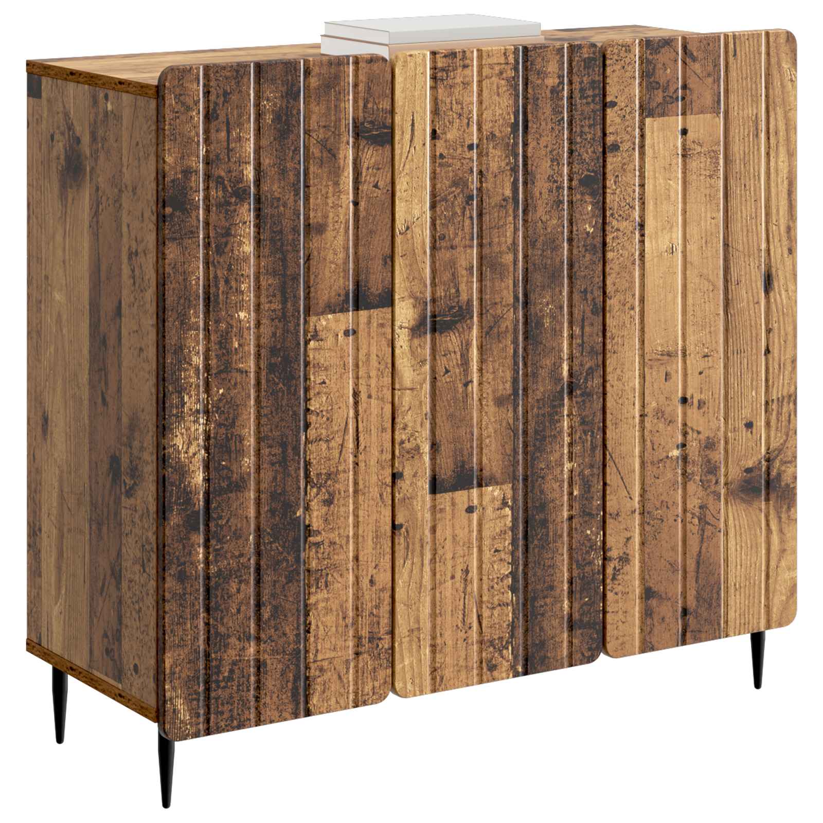 vidaXL Bufet Stare drewno 89 x 34,5 x 82 cm Drewno inżynieryjne