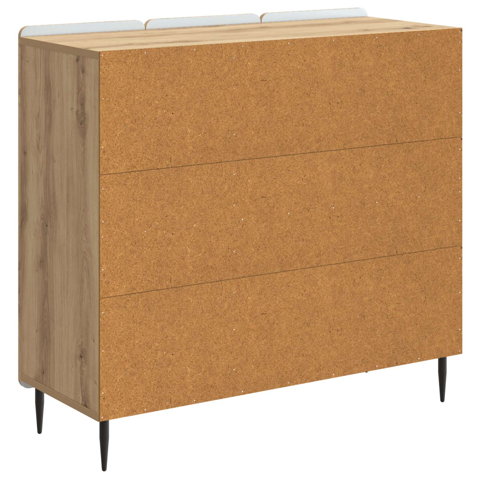 vidaXL Bufet Dąb artisan 89 x 34,5 x 82 cm Drewno inżynieryjne