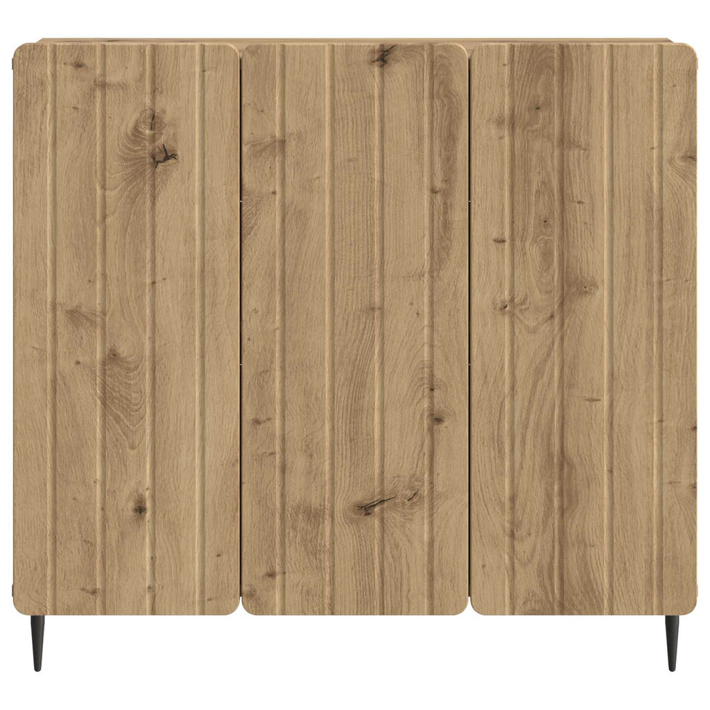 vidaXL Bufet Dąb artisan 89 x 34,5 x 82 cm Drewno inżynieryjne