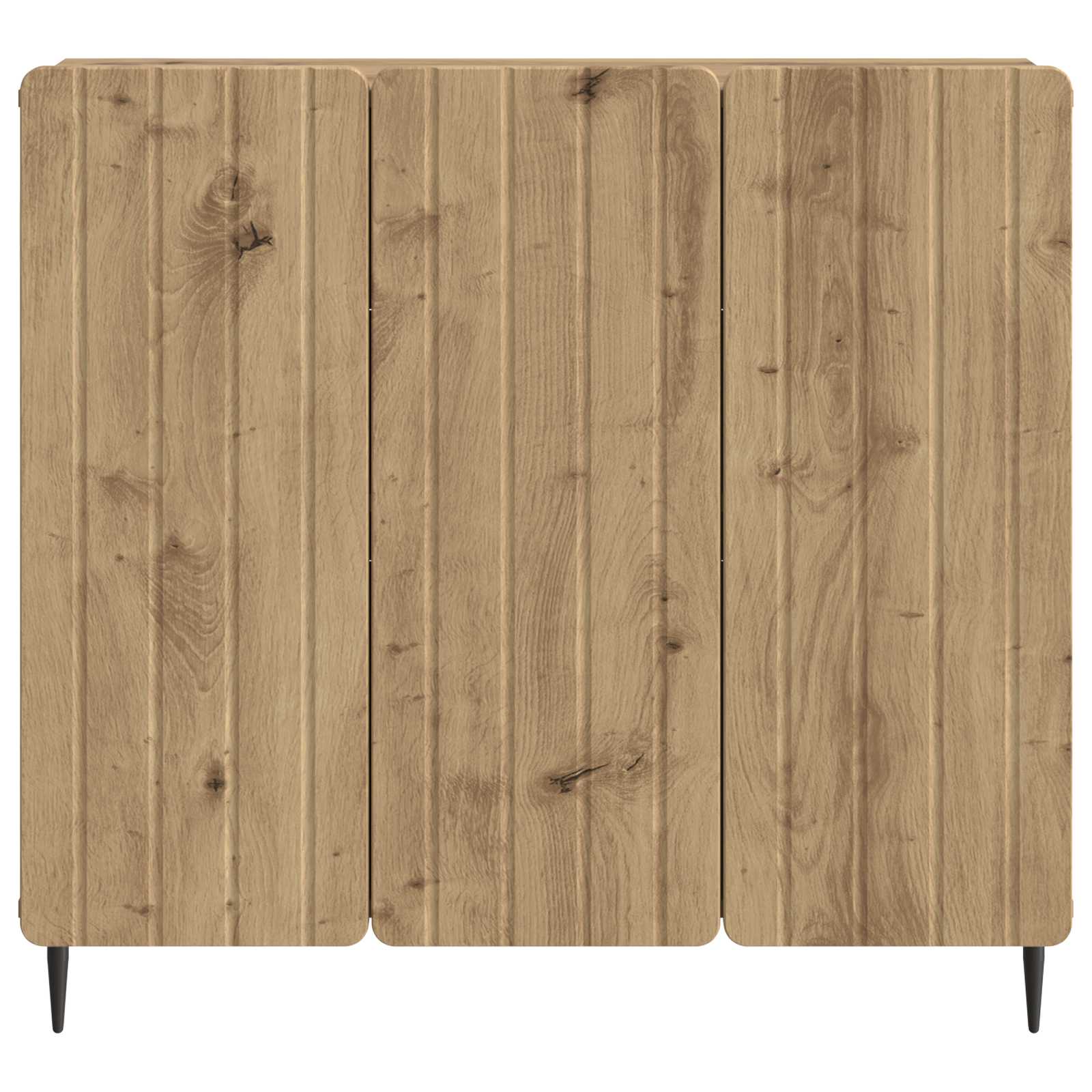 vidaXL Bufet Dąb artisan 89 x 34,5 x 82 cm Drewno inżynieryjne