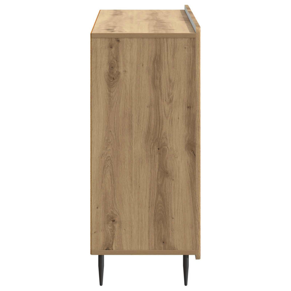 vidaXL Bufet Dąb artisan 89 x 34,5 x 82 cm Drewno inżynieryjne
