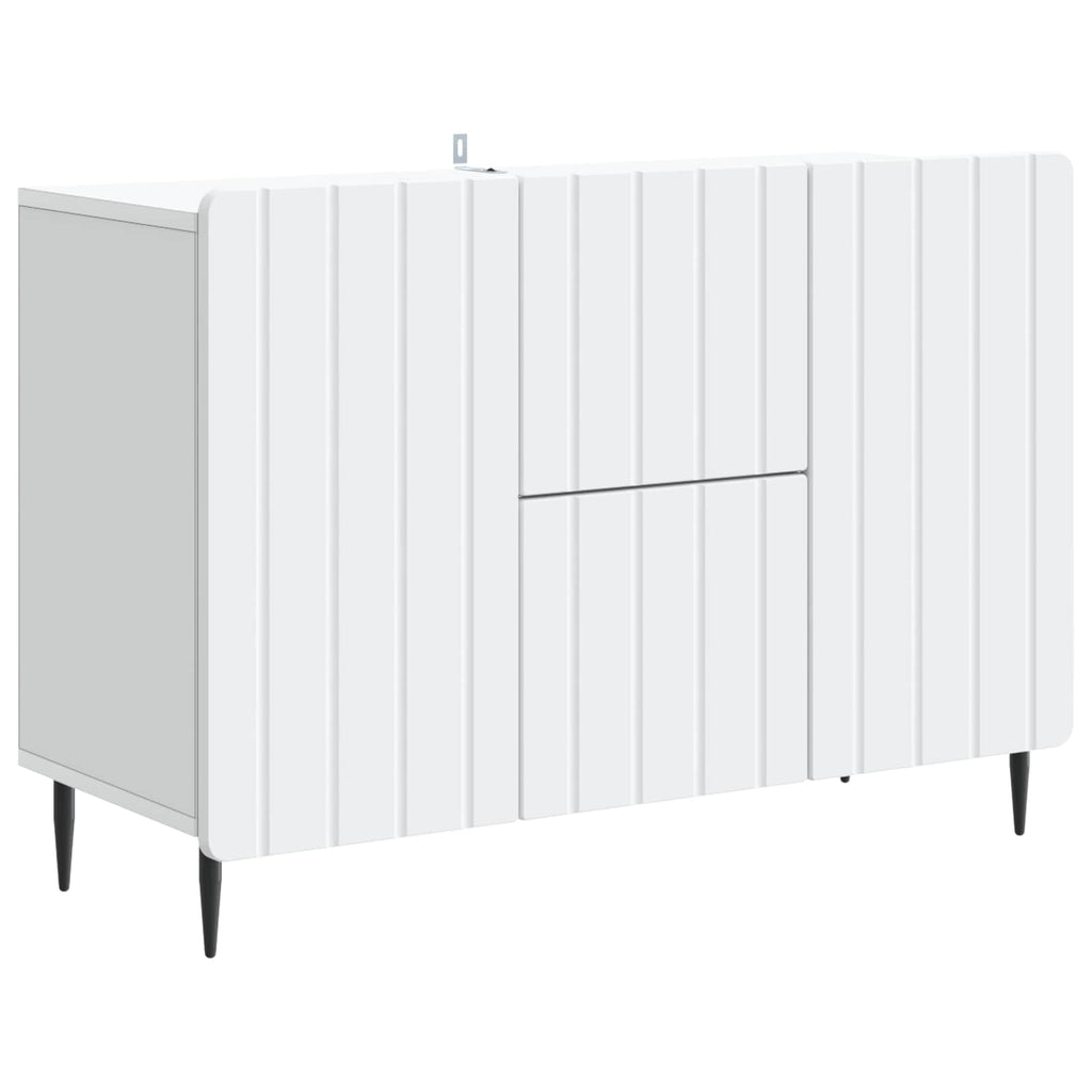 vidaXL Bufet Biały 89 x 34,5 x 62 cm Drewno inżynieryjne