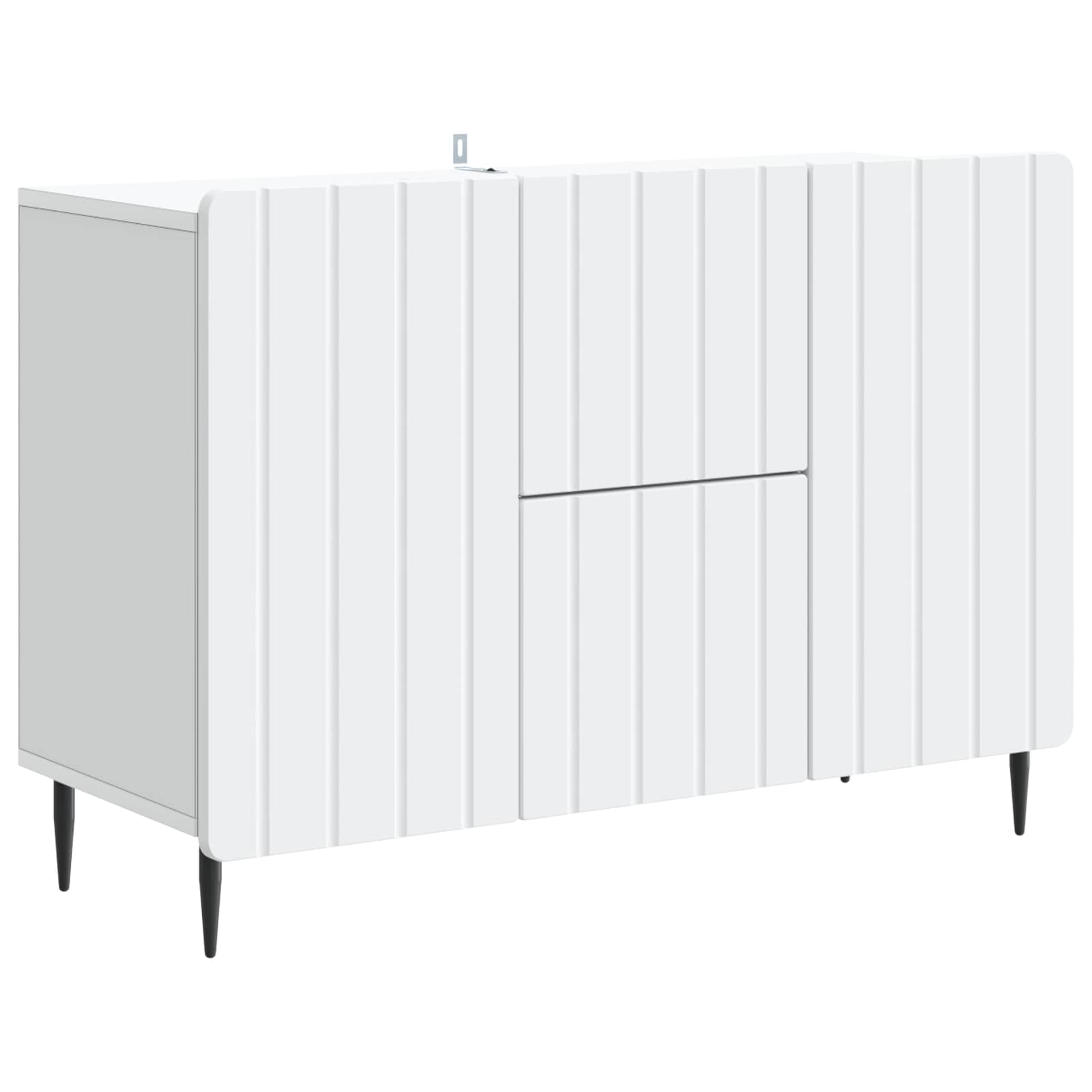 vidaXL Bufet Biały 89 x 34,5 x 62 cm Drewno inżynieryjne