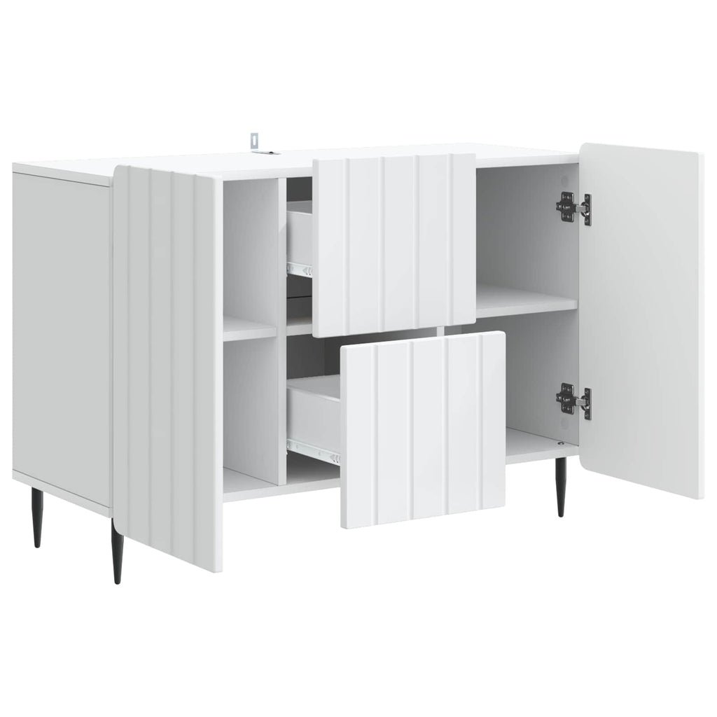 vidaXL Bufet Biały 89 x 34,5 x 62 cm Drewno inżynieryjne