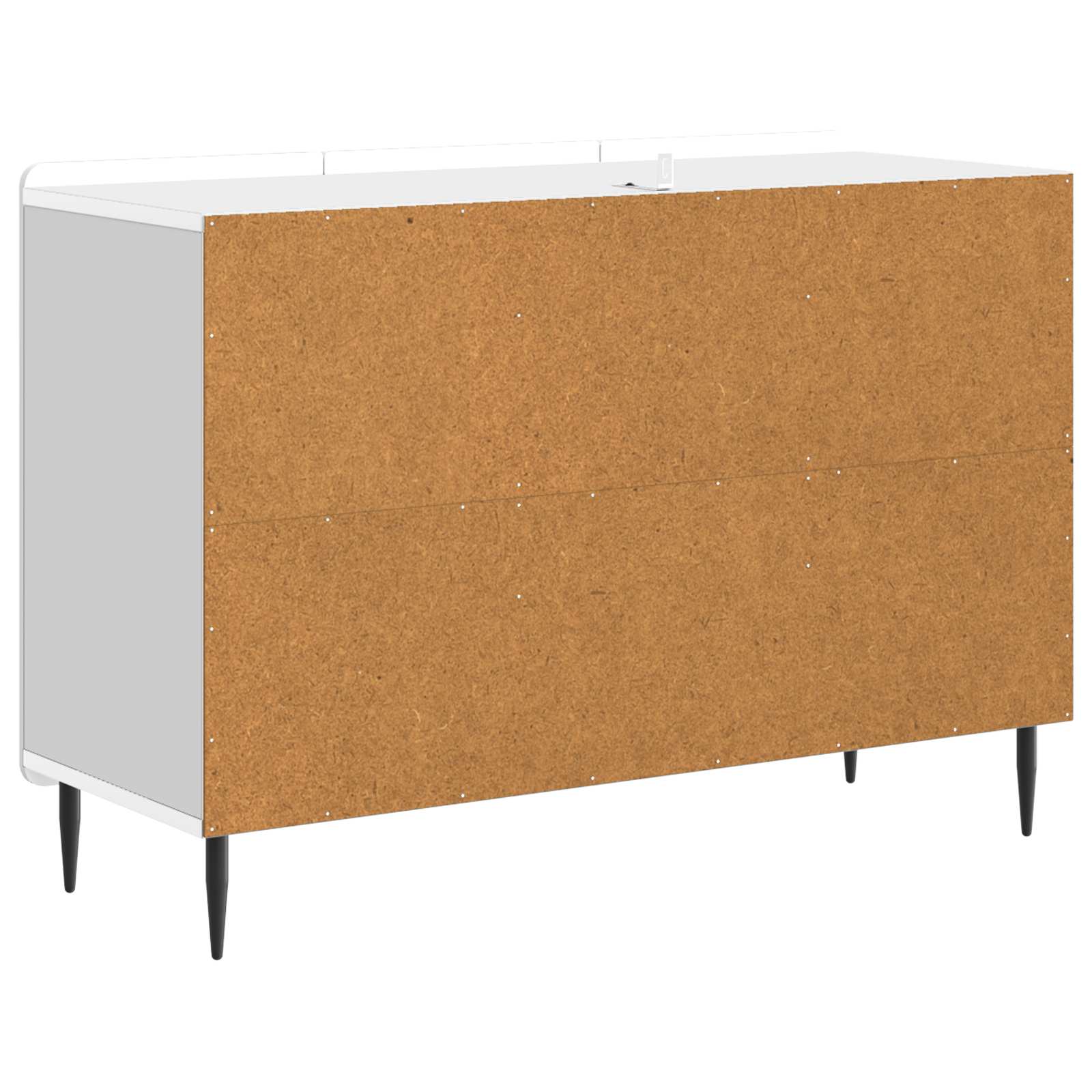 vidaXL Bufet Biały 89 x 34,5 x 62 cm Drewno inżynieryjne