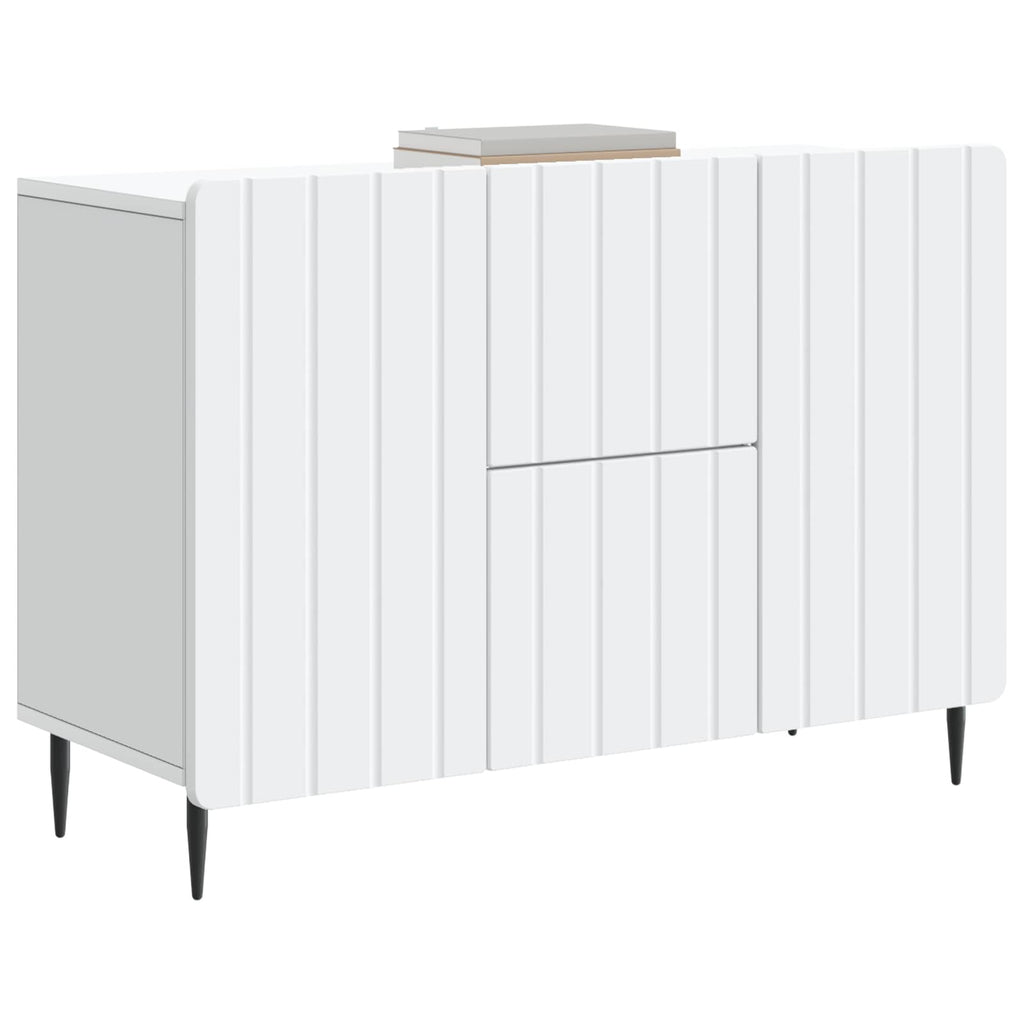 vidaXL Bufet Biały 89 x 34,5 x 62 cm Drewno inżynieryjne