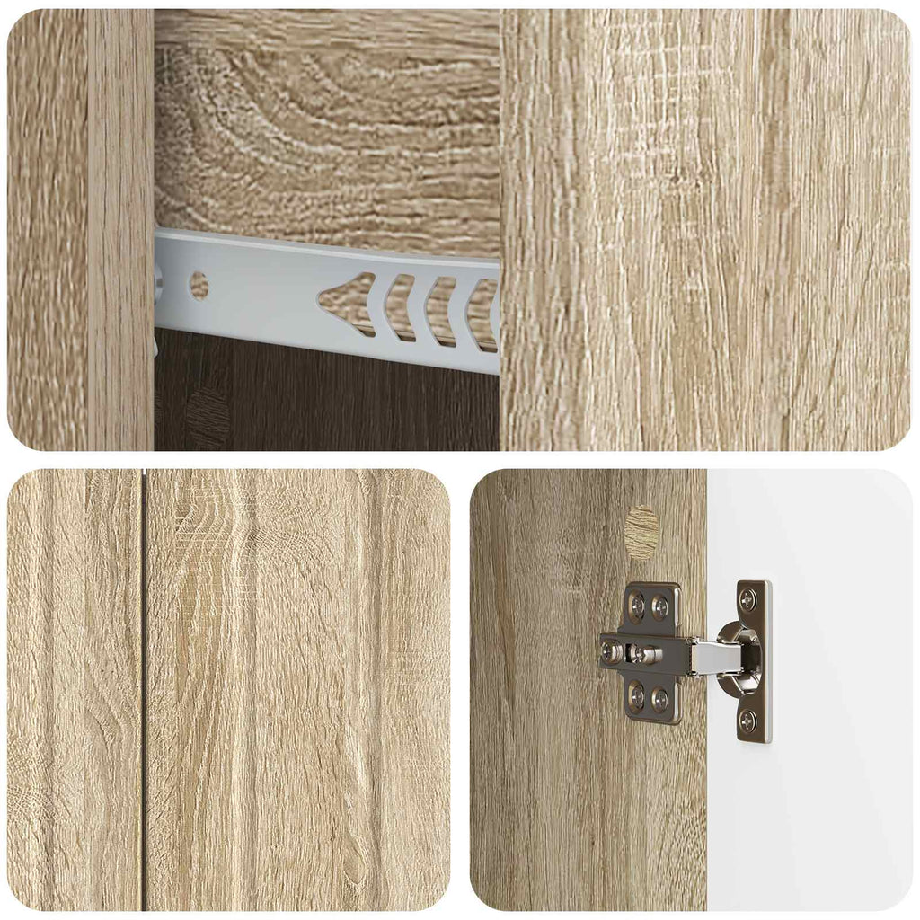 vidaXL Bufet dąb Sonoma 89 x 34,5 x 62 cm Drewno inżynieryjne