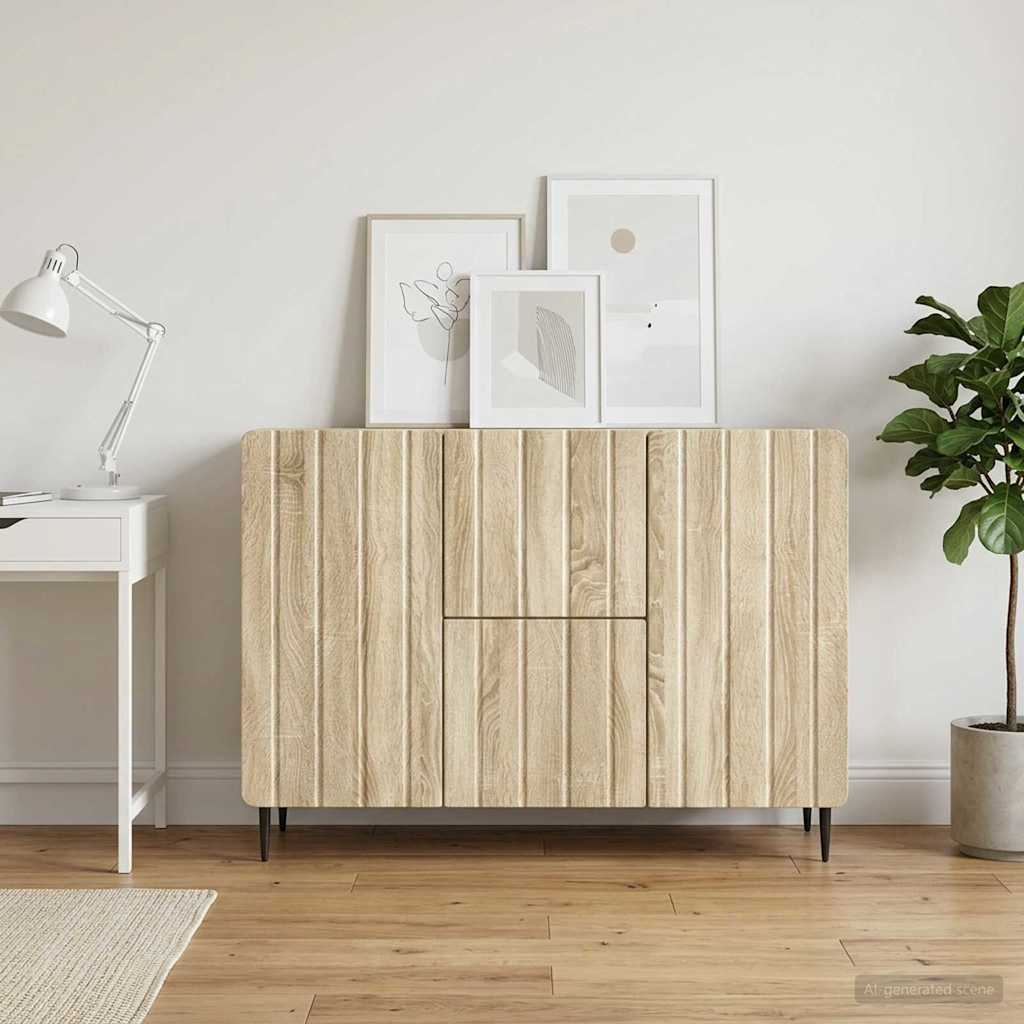 vidaXL Bufet dąb Sonoma 89 x 34,5 x 62 cm Drewno inżynieryjne