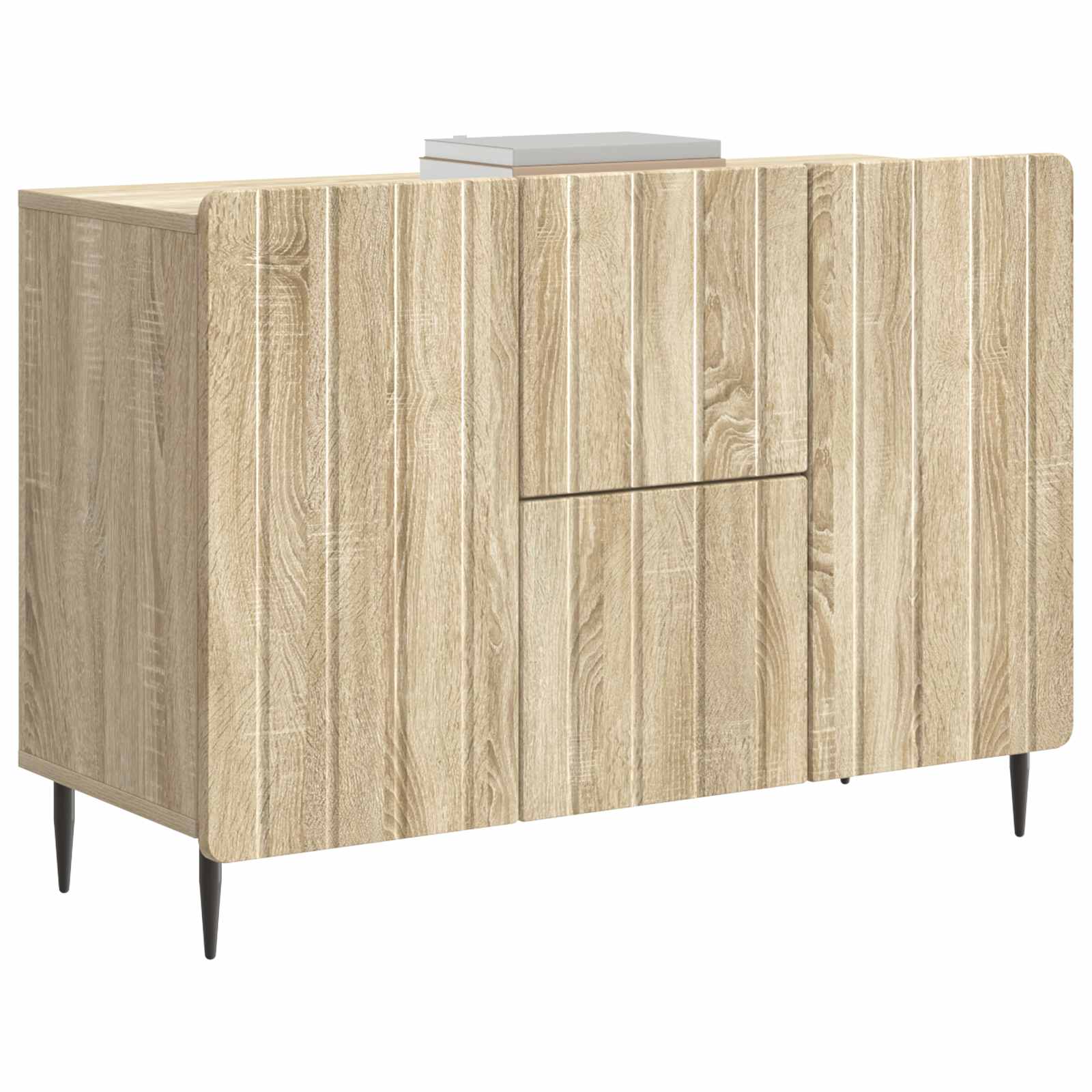 vidaXL Bufet dąb Sonoma 89 x 34,5 x 62 cm Drewno inżynieryjne