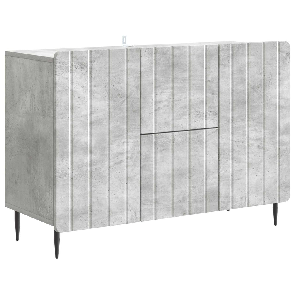 vidaXL Bufet Betonowy szary 89 x 34,5 x 62 cm Drewno inżynieryjne