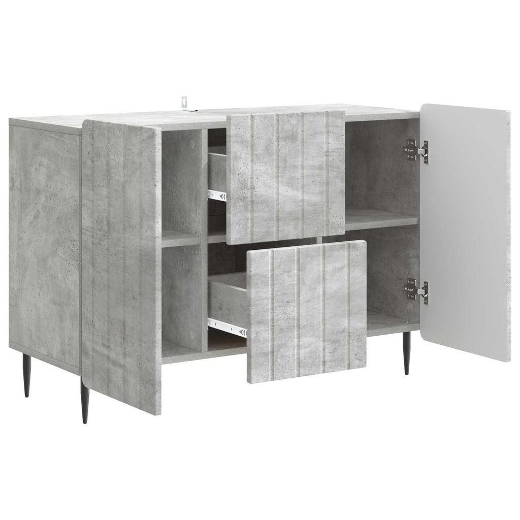 vidaXL Bufet Betonowy szary 89 x 34,5 x 62 cm Drewno inżynieryjne