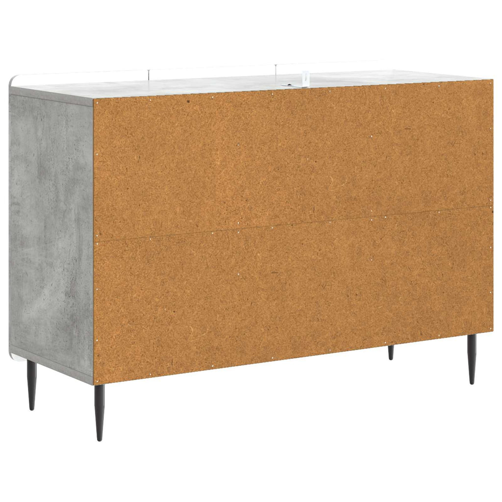 vidaXL Bufet Betonowy szary 89 x 34,5 x 62 cm Drewno inżynieryjne
