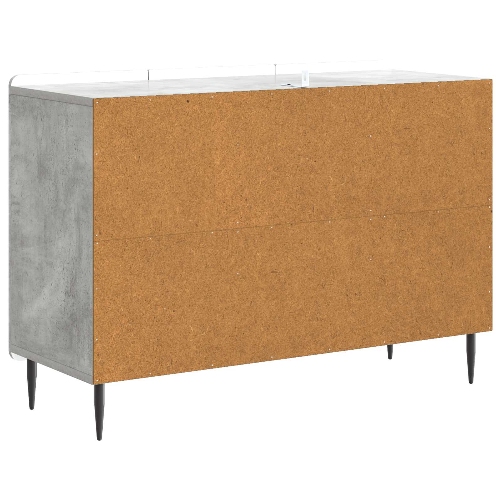 vidaXL Bufet Betonowy szary 89 x 34,5 x 62 cm Drewno inżynieryjne
