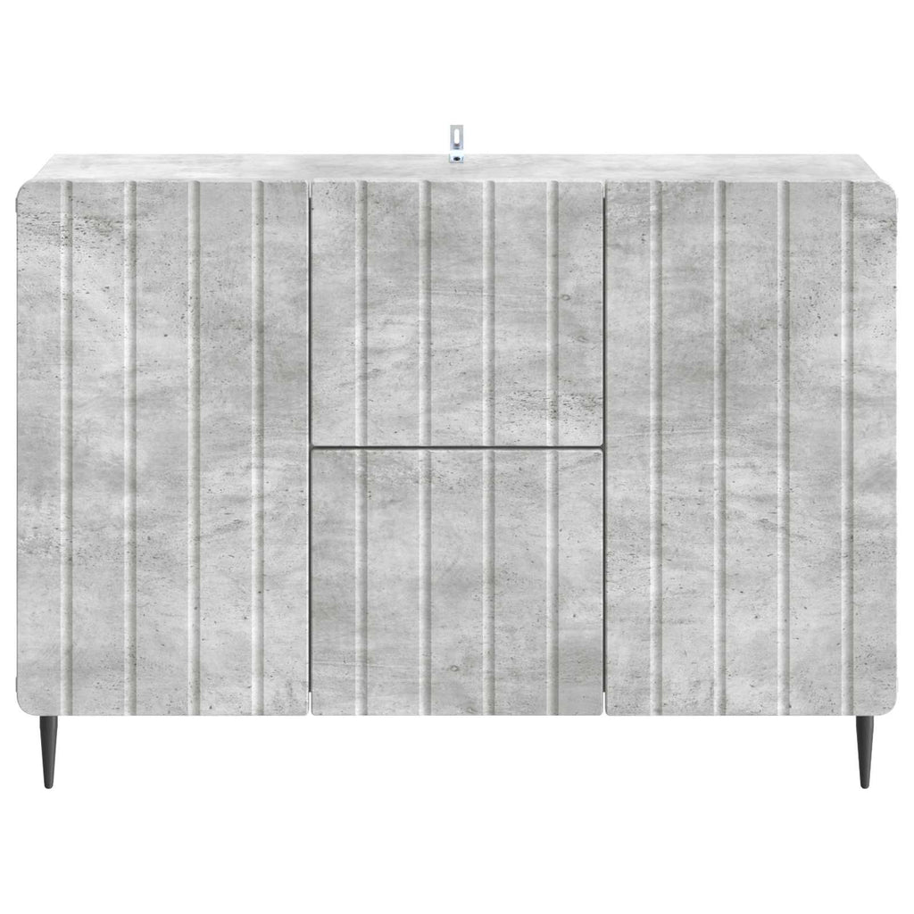 vidaXL Bufet Betonowy szary 89 x 34,5 x 62 cm Drewno inżynieryjne