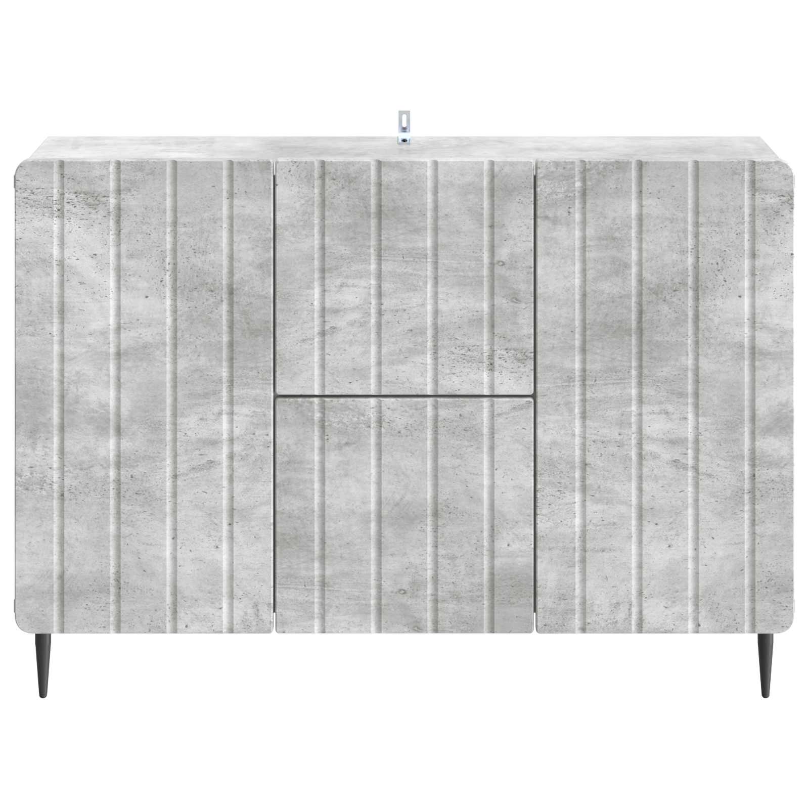 vidaXL Bufet Betonowy szary 89 x 34,5 x 62 cm Drewno inżynieryjne