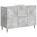 vidaXL Bufet Betonowy szary 89 x 34,5 x 62 cm Drewno inżynieryjne