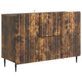 vidaXL Bufet Dąb wędzony 89 x 34,5 x 62 cm Drewno inżynieryjne