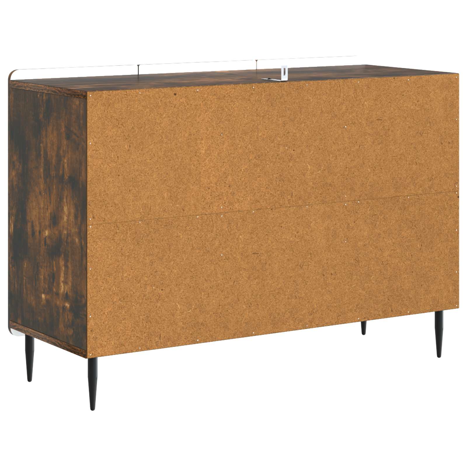 vidaXL Bufet Dąb wędzony 89 x 34,5 x 62 cm Drewno inżynieryjne