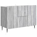 vidaXL Bufet Szary Sonoma 89 x 34,5 x 62 cm Drewno inżynieryjne