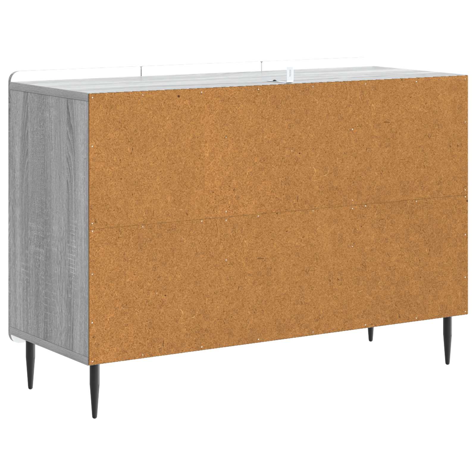 vidaXL Bufet Szary Sonoma 89 x 34,5 x 62 cm Drewno inżynieryjne