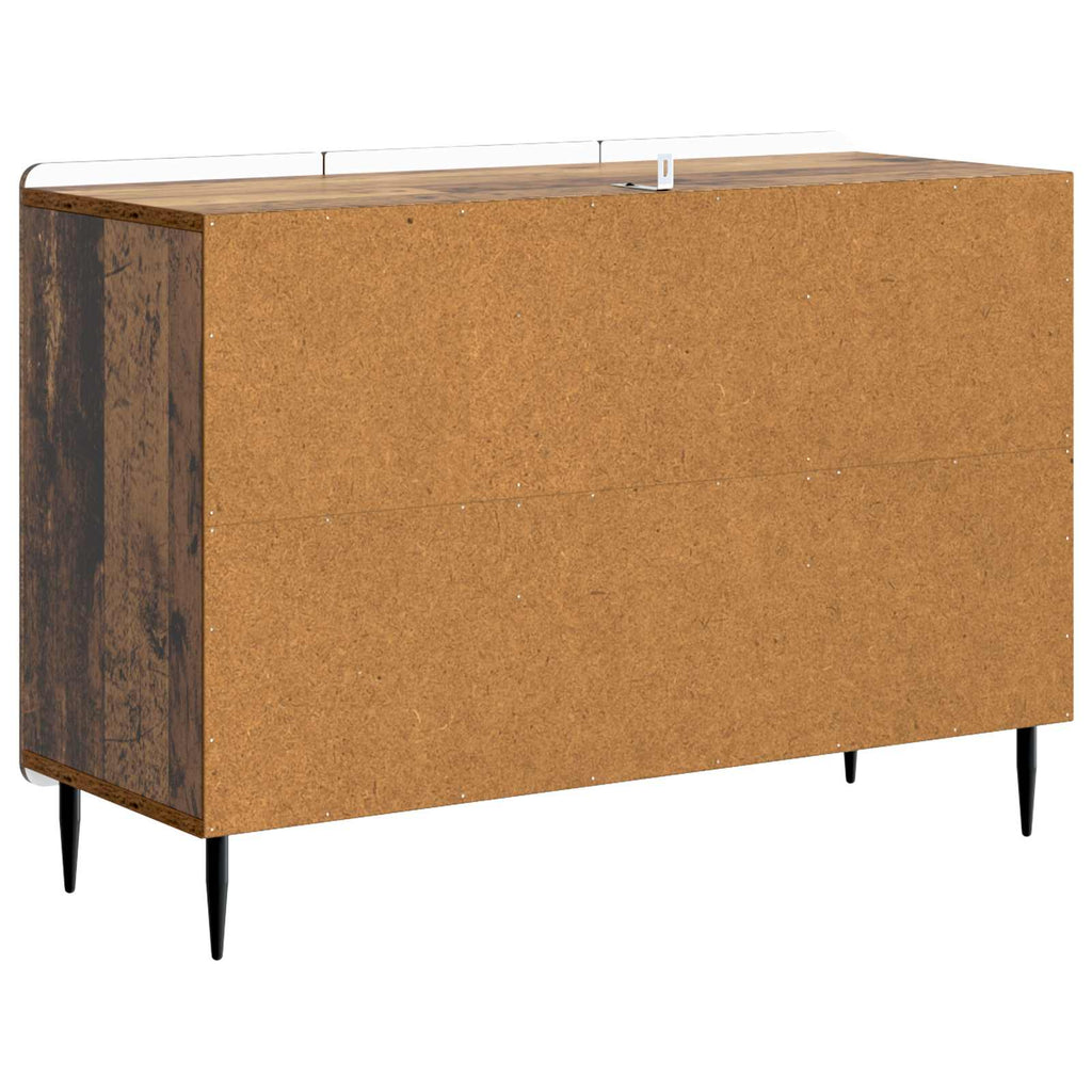 vidaXL Bufet Stare drewno 89 x 34,5 x 62 cm Drewno inżynieryjne