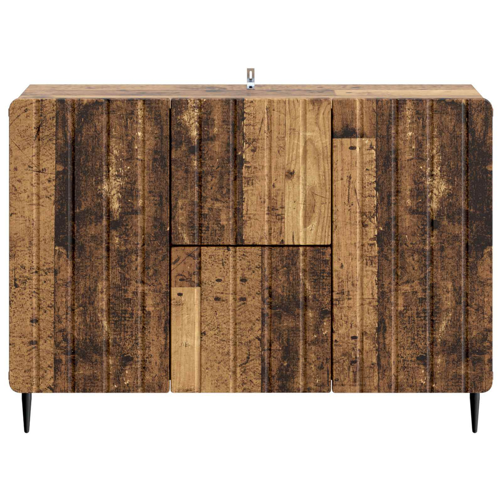 vidaXL Bufet Stare drewno 89 x 34,5 x 62 cm Drewno inżynieryjne