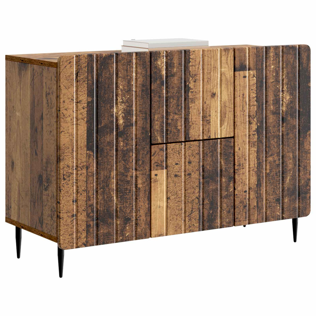 vidaXL Bufet Stare drewno 89 x 34,5 x 62 cm Drewno inżynieryjne