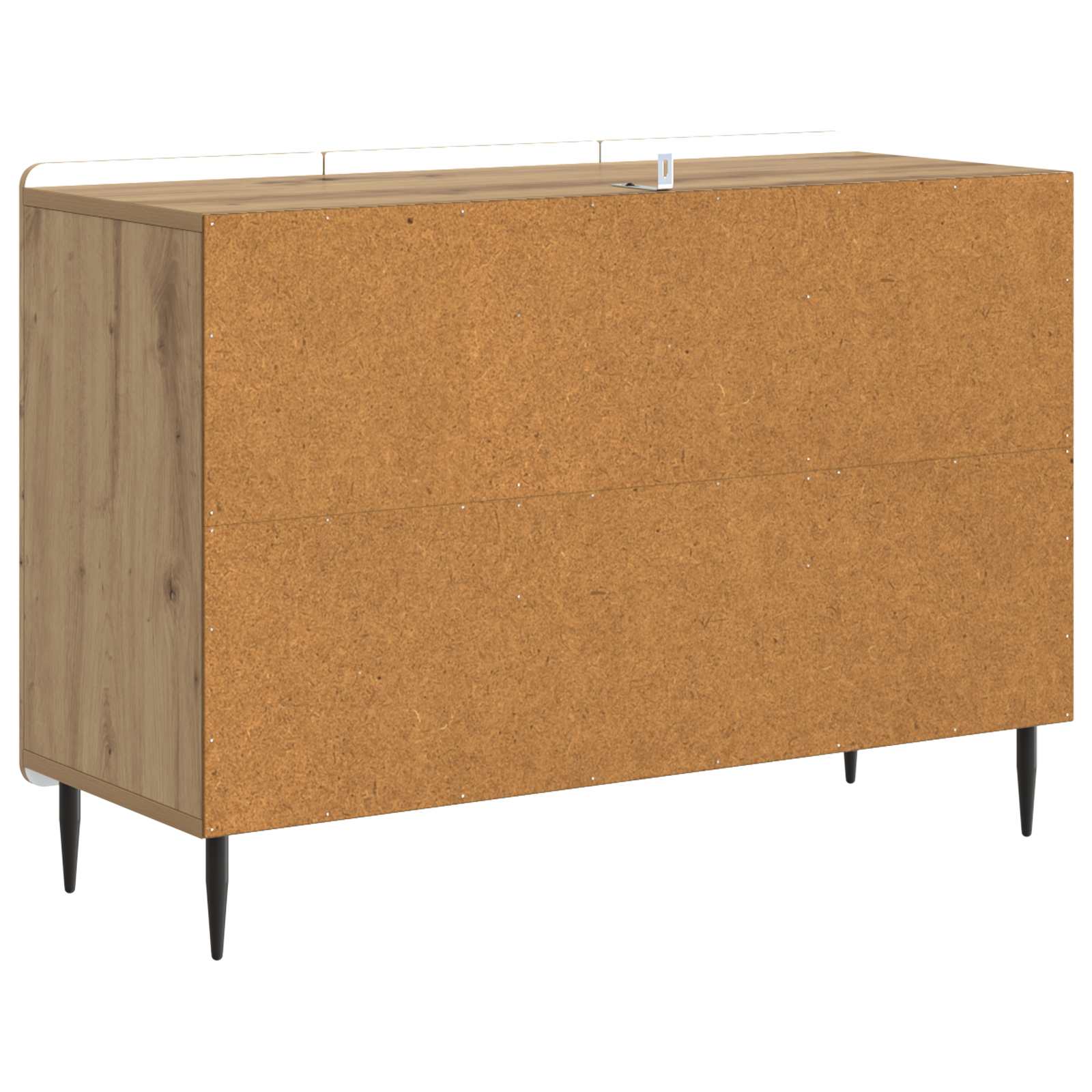 vidaXL Bufet Dąb artisan 89 x 34,5 x 62 cm Drewno inżynieryjne