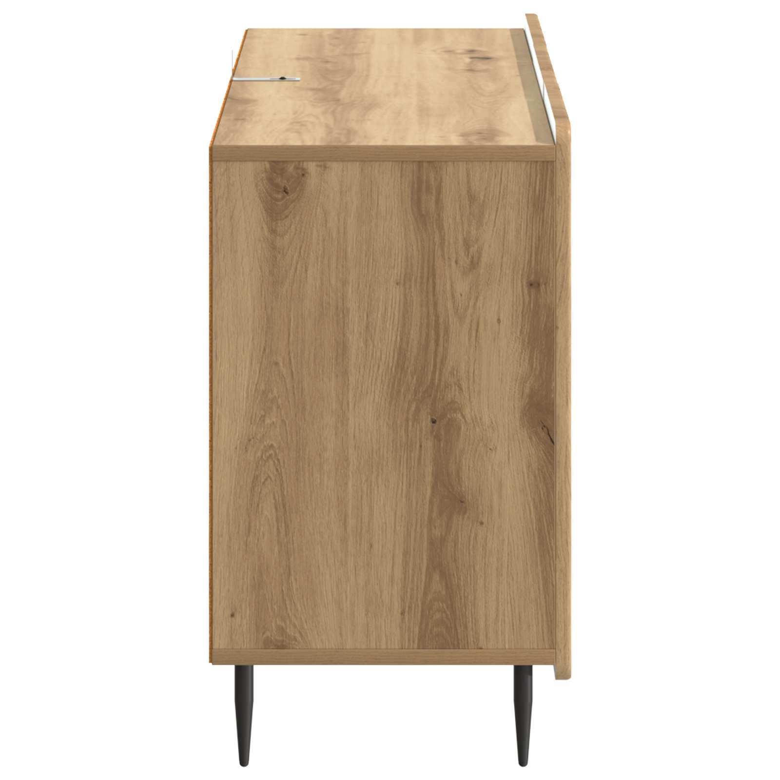 vidaXL Bufet Dąb artisan 89 x 34,5 x 62 cm Drewno inżynieryjne