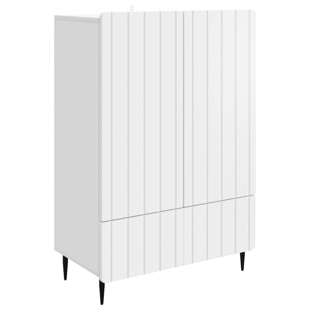 vidaXL Bufet Biały 66 x 34,5 x 97 cm Drewno inżynieryjne