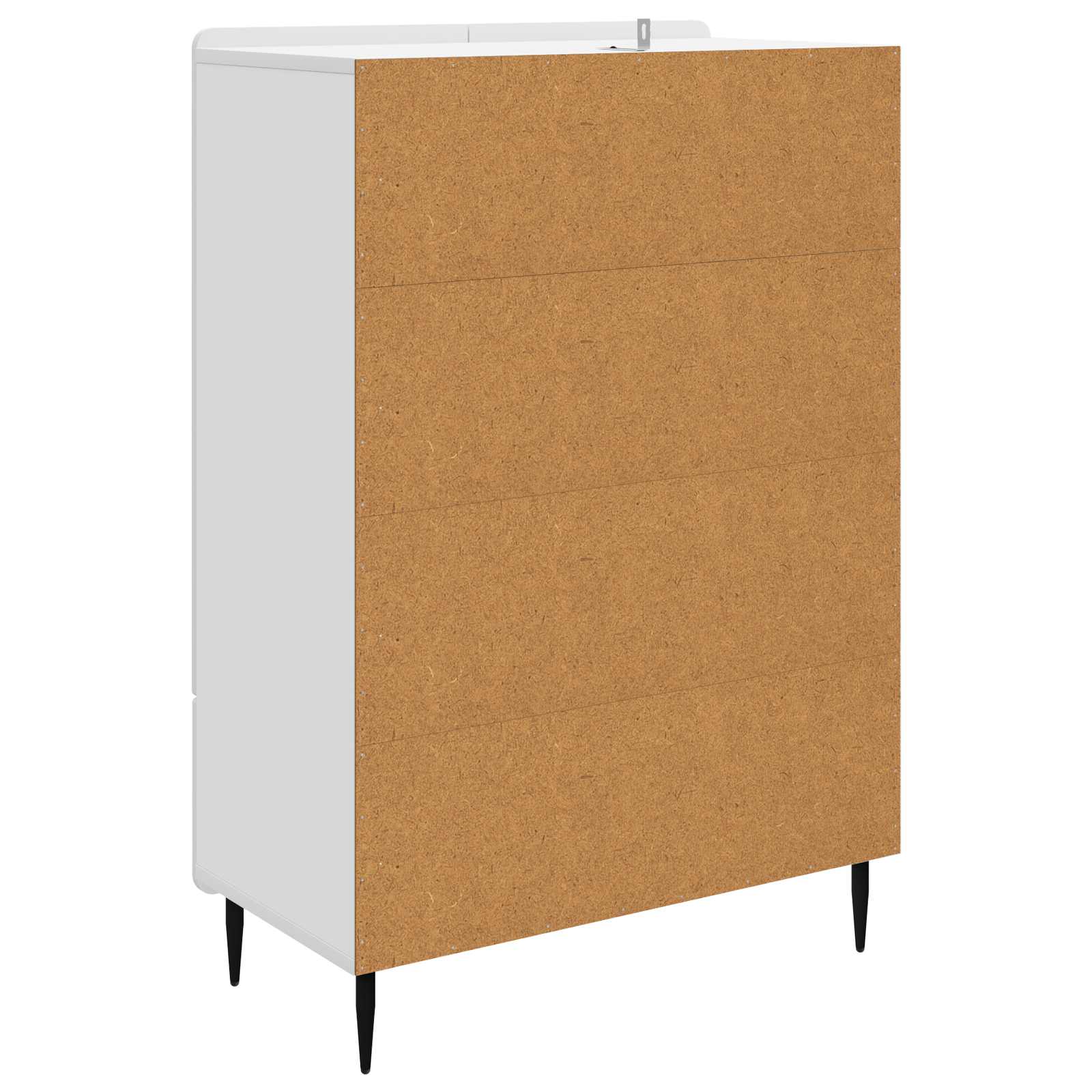 vidaXL Bufet Biały 66 x 34,5 x 97 cm Drewno inżynieryjne