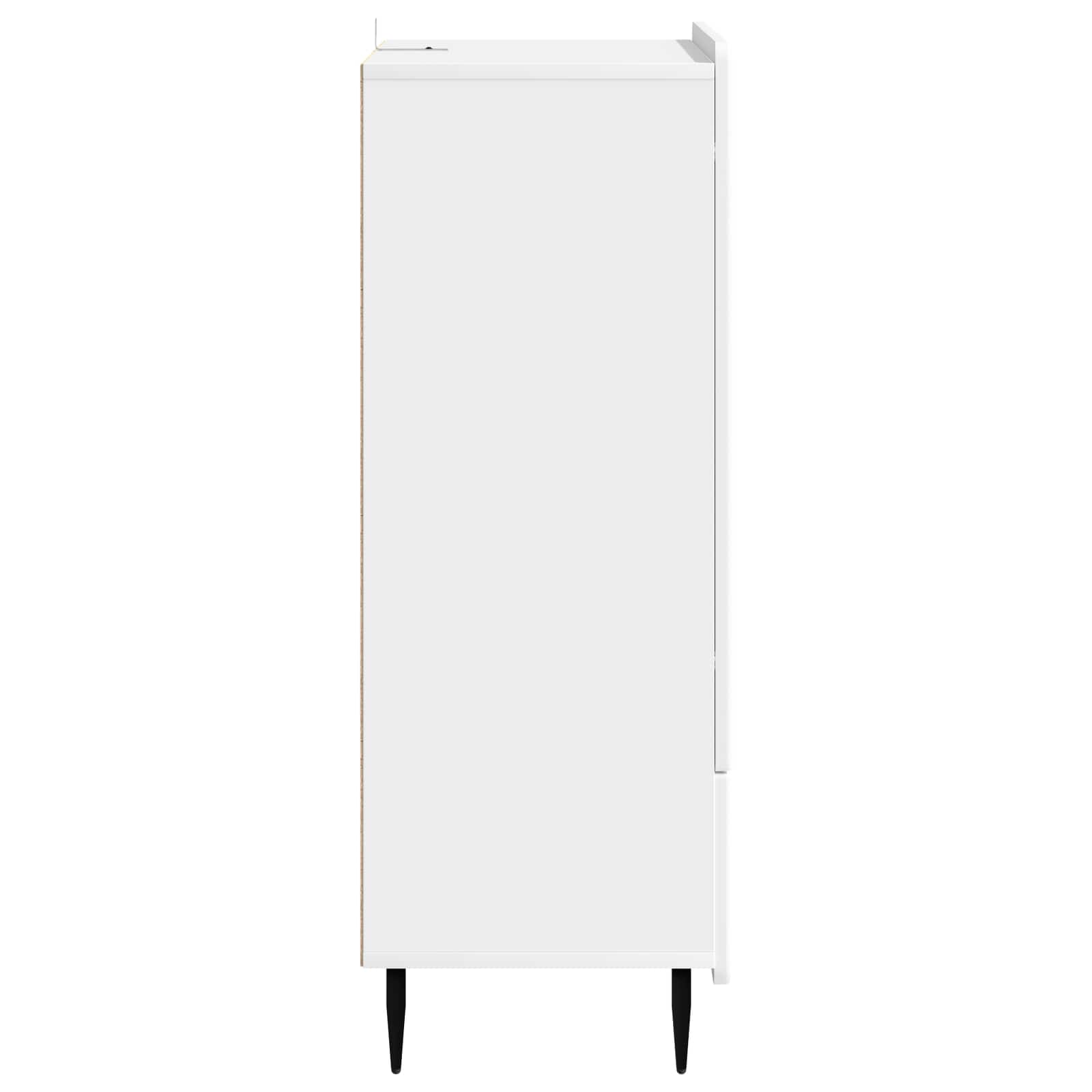 vidaXL Bufet Biały 66 x 34,5 x 97 cm Drewno inżynieryjne