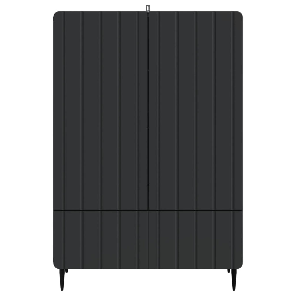 vidaXL Bufet z szufladą Czarny 66 x 34,5 x 97 cm Drewno inżynieryjne