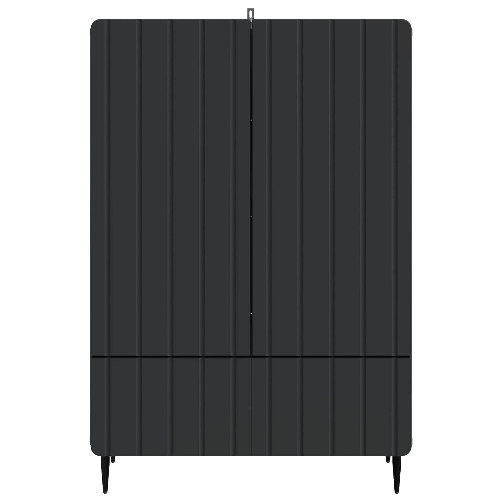 vidaXL Bufet z szufladą Czarny 66 x 34,5 x 97 cm Drewno inżynieryjne