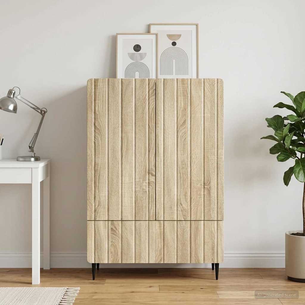 vidaXL Bufet dąb Sonoma 66 x 34,5 x 97 cm Drewno inżynieryjne
