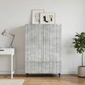 vidaXL Bufet Betonowy szary 66 x 34,5 x 97 cm Drewno inżynieryjne