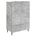 vidaXL Bufet Betonowy szary 66 x 34,5 x 97 cm Drewno inżynieryjne