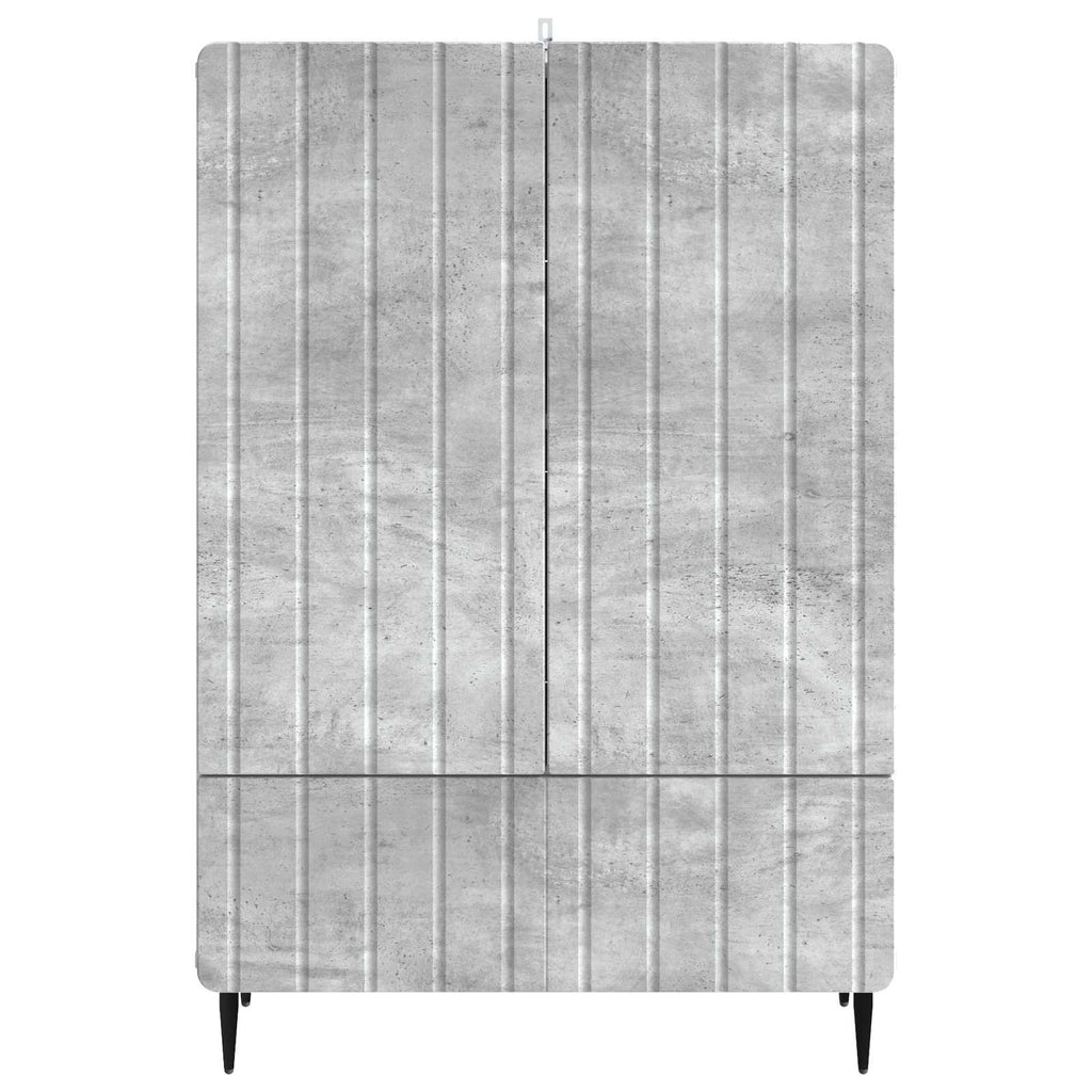 vidaXL Bufet Betonowy szary 66 x 34,5 x 97 cm Drewno inżynieryjne