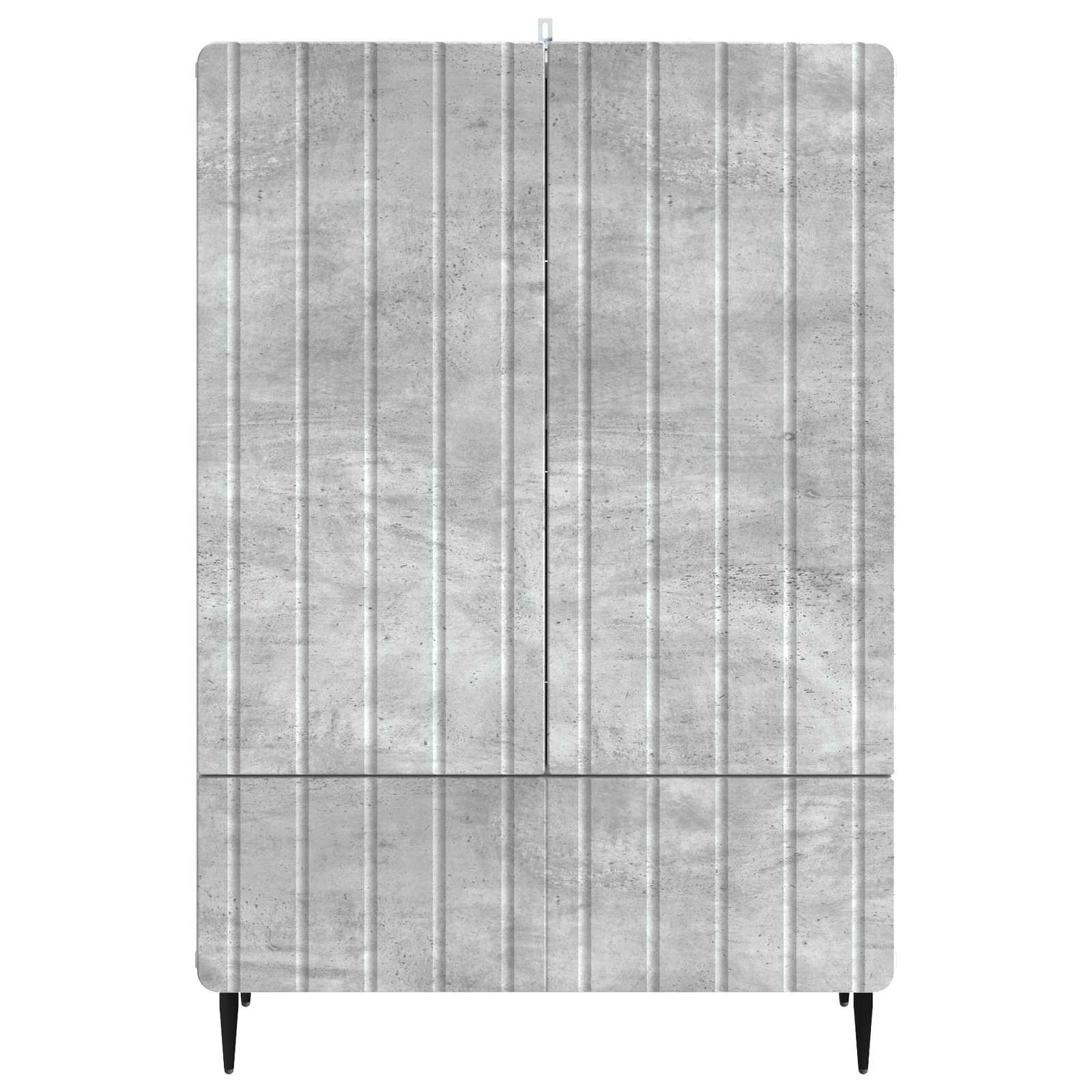 vidaXL Bufet Betonowy szary 66 x 34,5 x 97 cm Drewno inżynieryjne